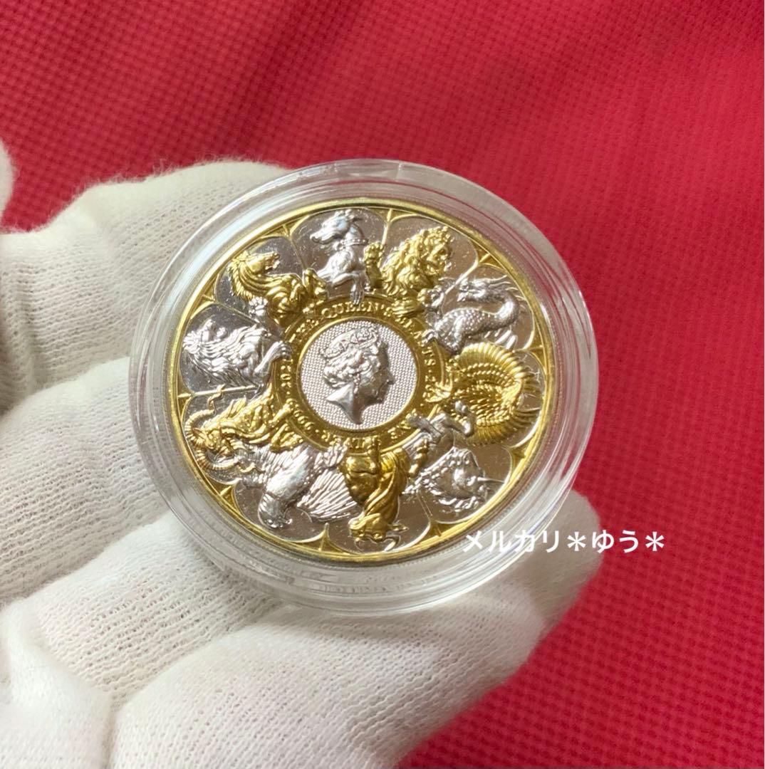 【限定100枚】2021年　クイーンズビースト　コンプリーター　純銀　2オンス