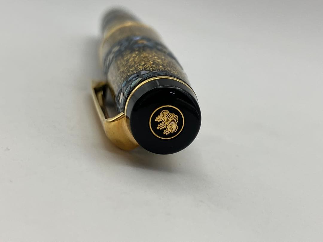 【レア品】セーラー万年筆 21K 内閣総理大臣特別慰労品 螺鈿蒔絵 桜流れ