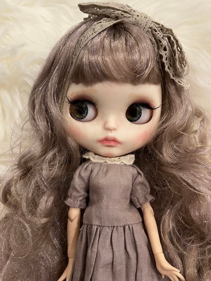 アイシードール　アウトフィット付き　ミックスパープルロング