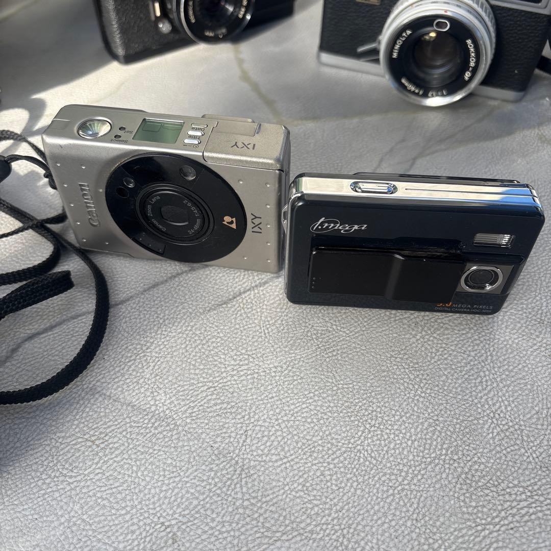 デジタルカメラ フィルムカメラ 9台まとめ売り　canon Olympus など
