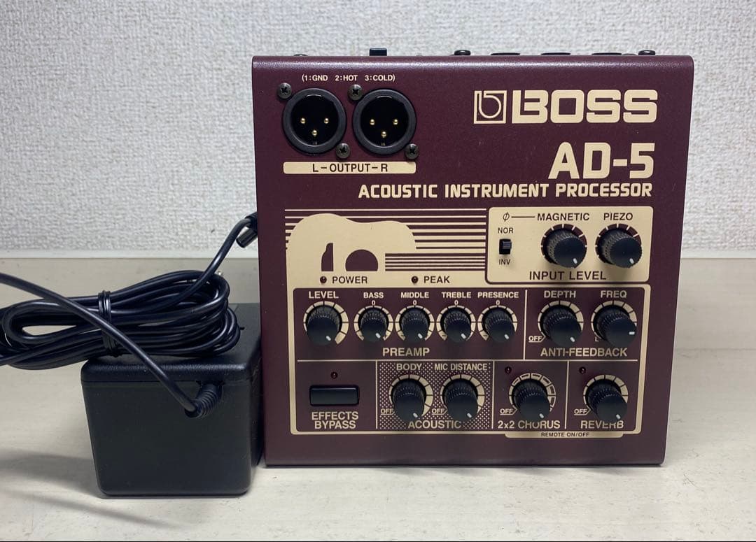 BOSS AD-5 アコースティックギタープロセッサー プリアンプ