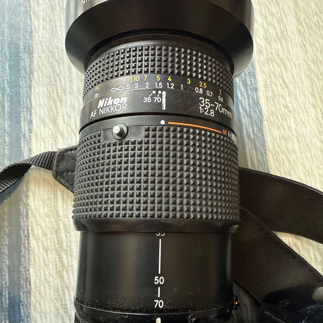 NikonF4カメラNikkor 35-70mmと80-200mm レンズセット