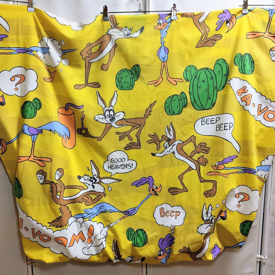70s ヴィンテージ ロードランナー コヨーテ シーツ ルーニー ワーナー 美品