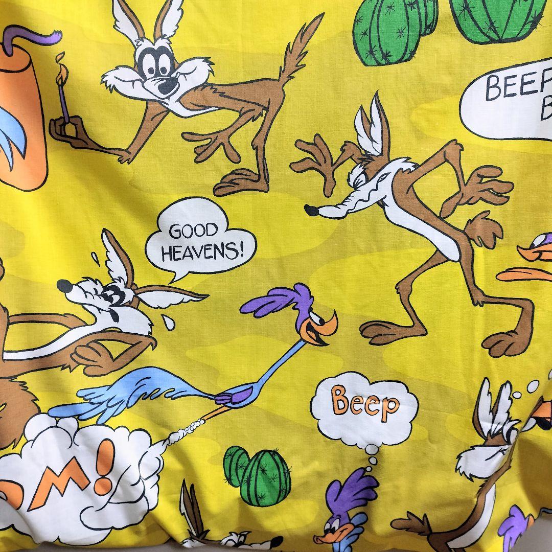 70s ヴィンテージ ロードランナー コヨーテ シーツ ルーニー ワーナー 美品