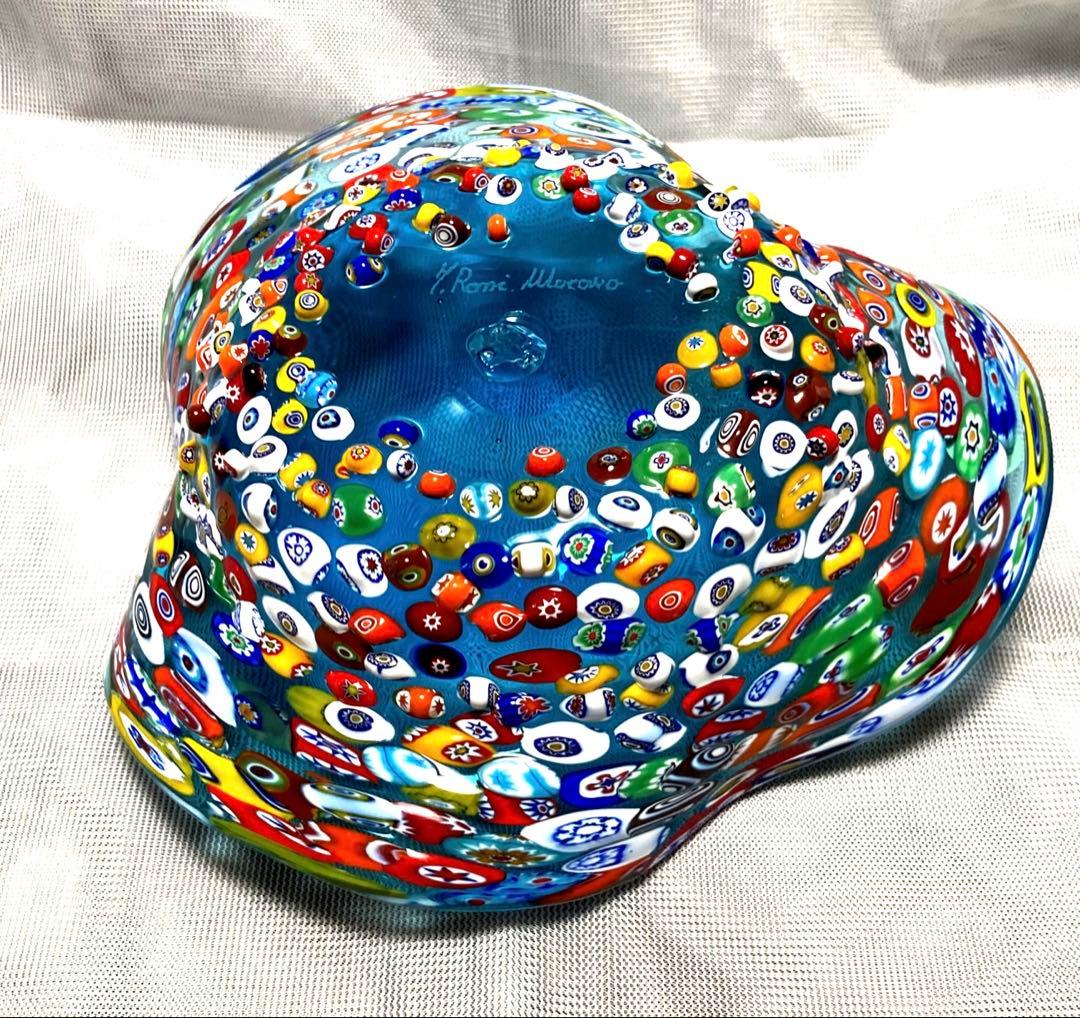 値下げ　イタリア MURANO ムラーノ ベネチアングラス コンポート