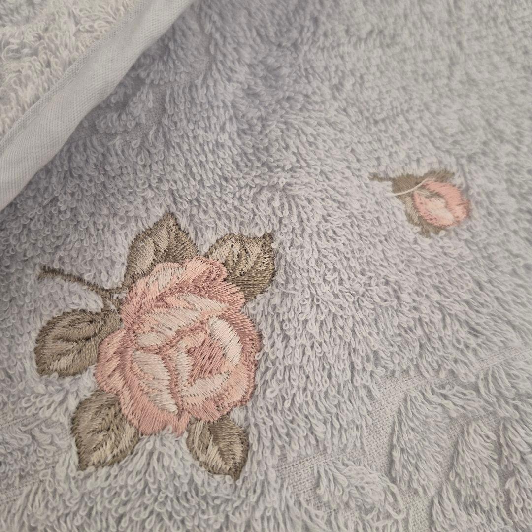 ホットマン タオルセット バスタオル/フェイスタオル 薔薇 Hotman