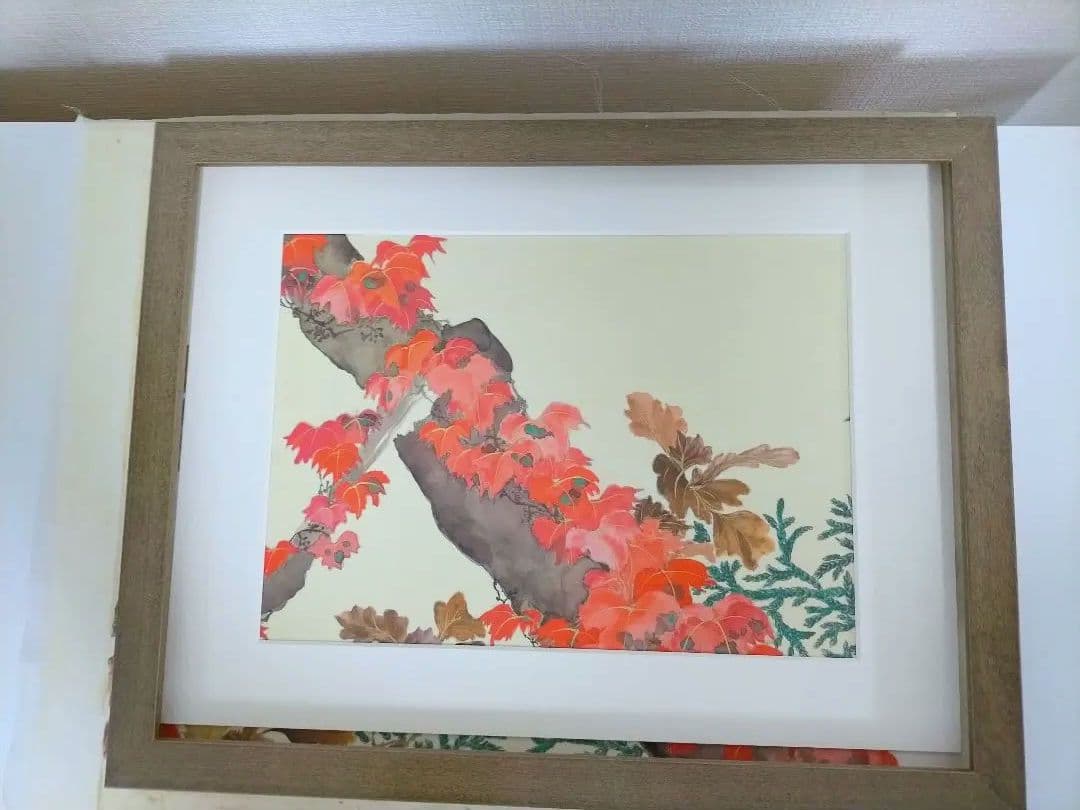 日本画紅葉　中サイズ…