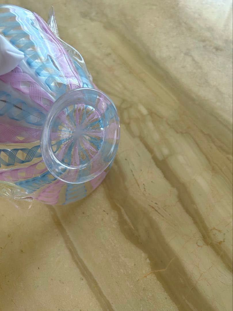 MURANO BALLARINイタリアヴェネチアンガラスレース バラリン工房新品