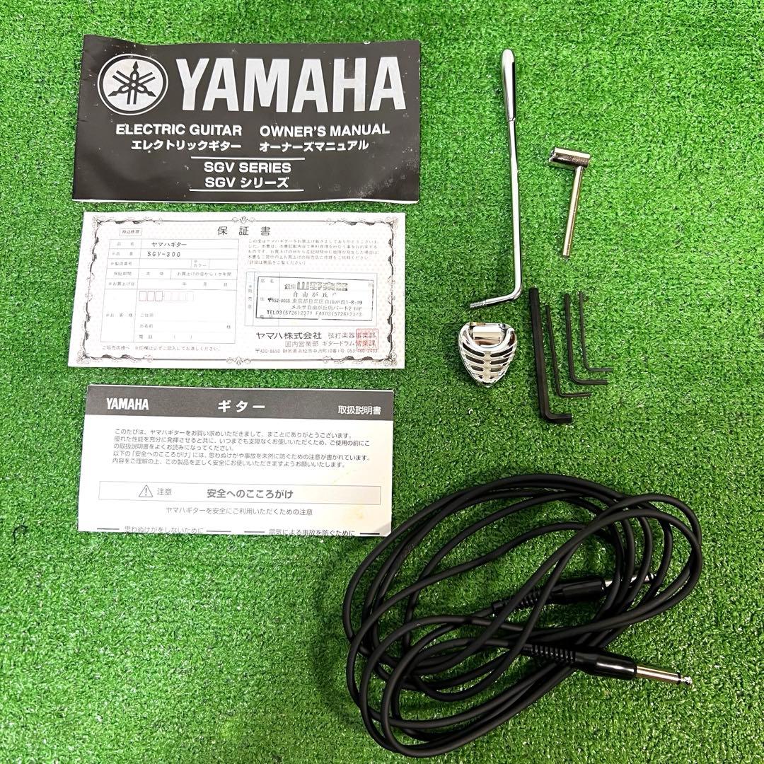 極上品　YAMAHA SGV300 トレモロアーム　ソフトケース　証明書