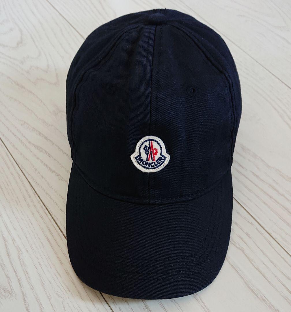 MONCLER モンクレール ベースボール キャップ ネイビー キッズ Lサイズ