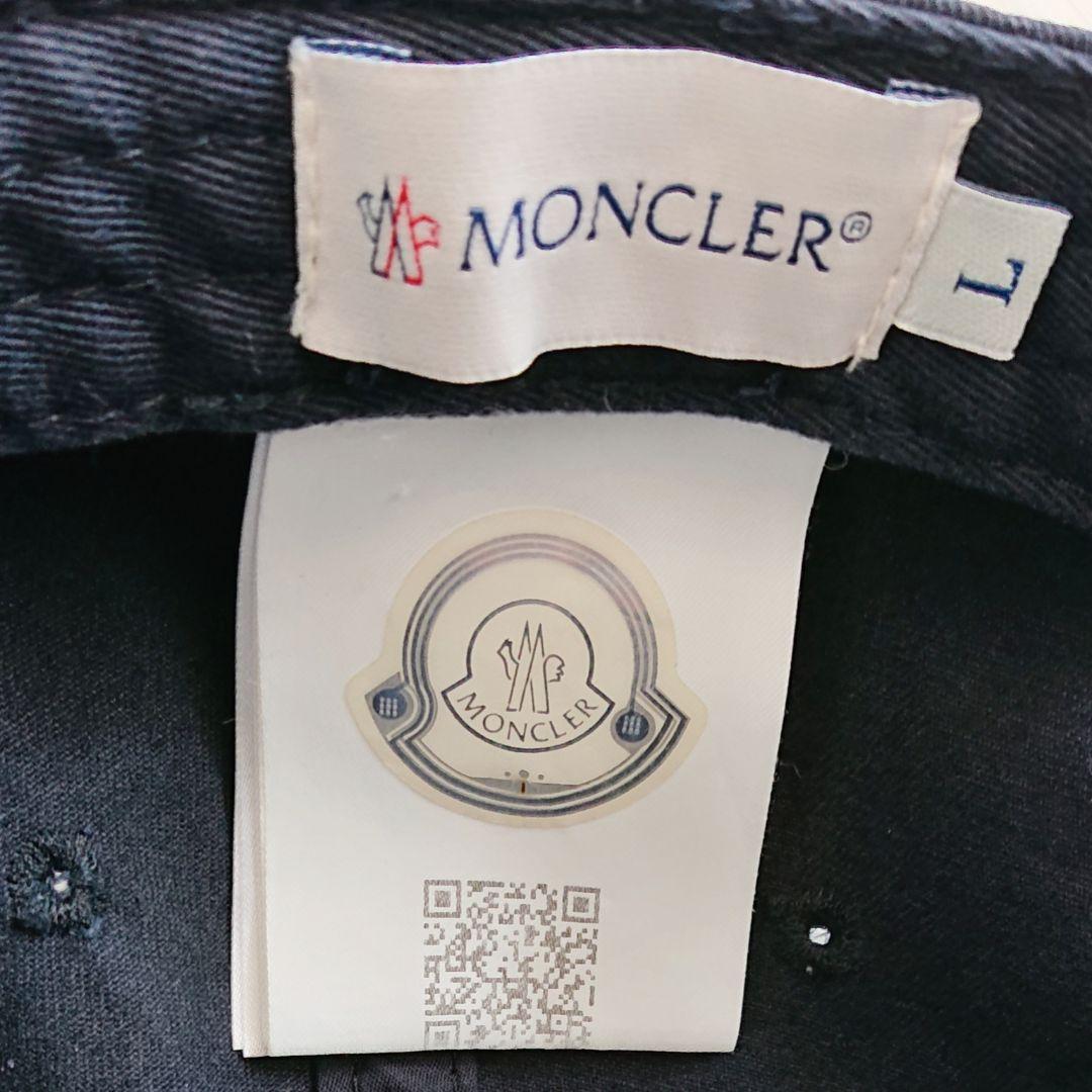 MONCLER モンクレール ベースボール キャップ ネイビー キッズ Lサイズ
