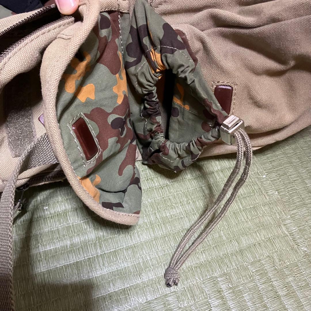 H*E様 【極希少】DIESEL キャリーバッグ レザー 迷彩 ミリタリー