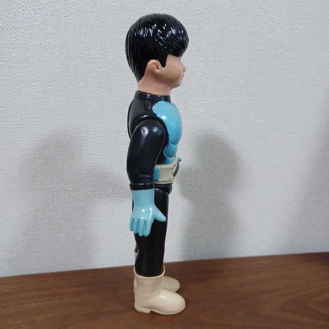 無版権　パチもの「仮面ライダー」風の面取れ希少ソフビフィギュア