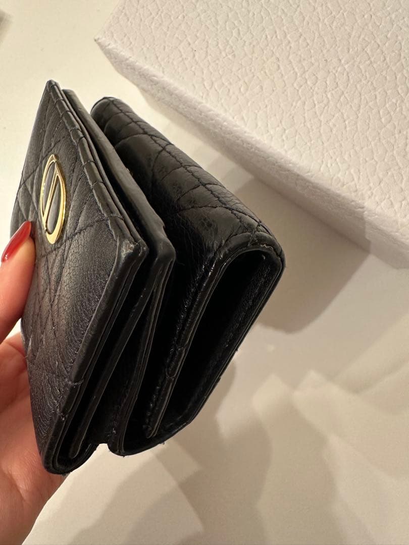 Dior★ミニウォレット　ブラック　三つ折り