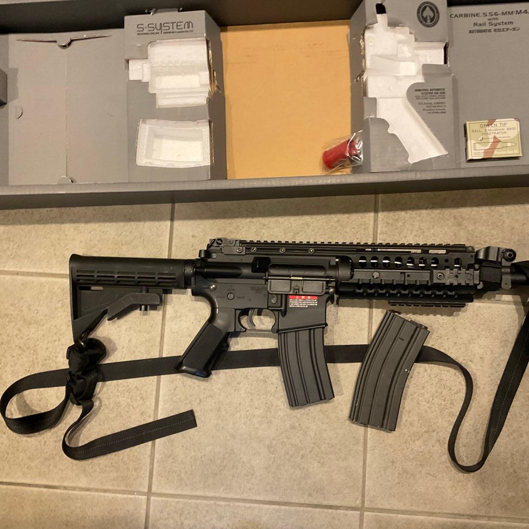 絶版品86m/s東京マルイ純正電動ガンM4S-System＋マガジン2個