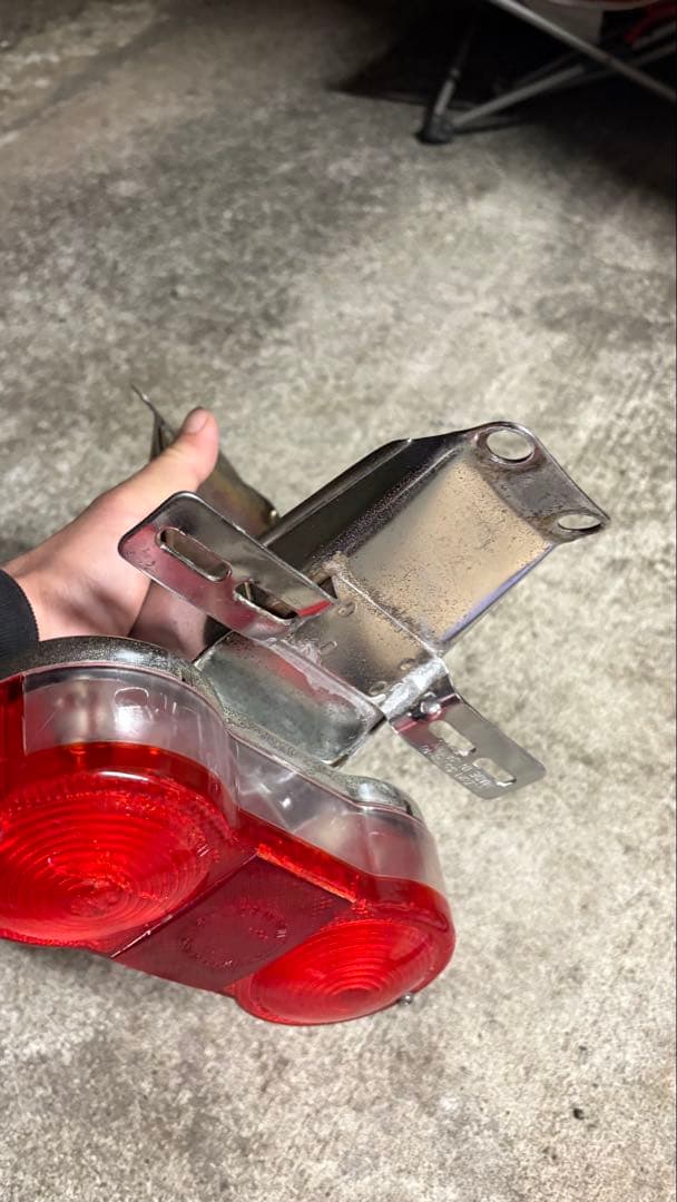 gt380ダブルテール土台付き純正キンタマ