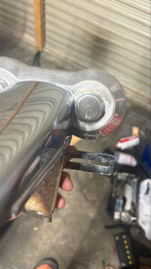 gt380ダブルテール土台付き純正キンタマ