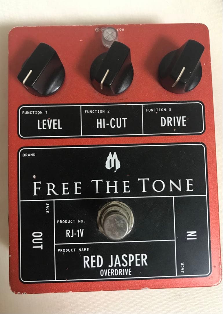 Free The Tone RJ-1V RED JASPER オーバードライブ