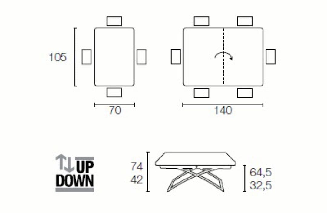 Calligaris/マスコッティ CB490