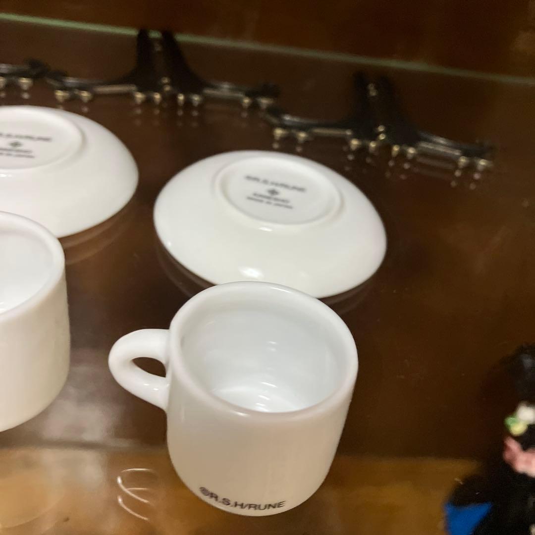 内藤ルネ　ミニチュア　カップ　ソーサー　陶器製　ディスプレイ　昭和　レトロ