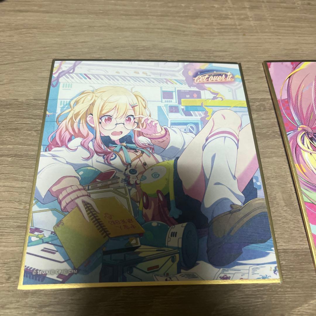 プロセカ ミニ色紙 2枚