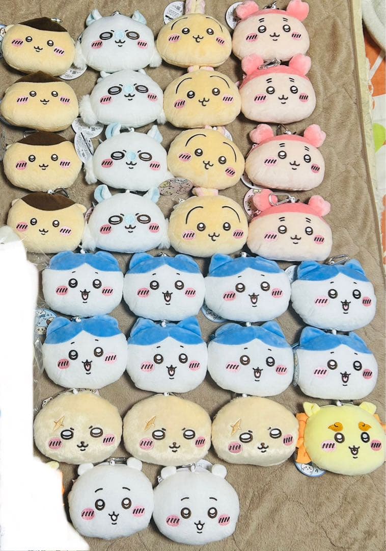 【即日発送】ちいかわ ぬいぐるみパスケースポーチ まとめ売り　くりまんじゅう