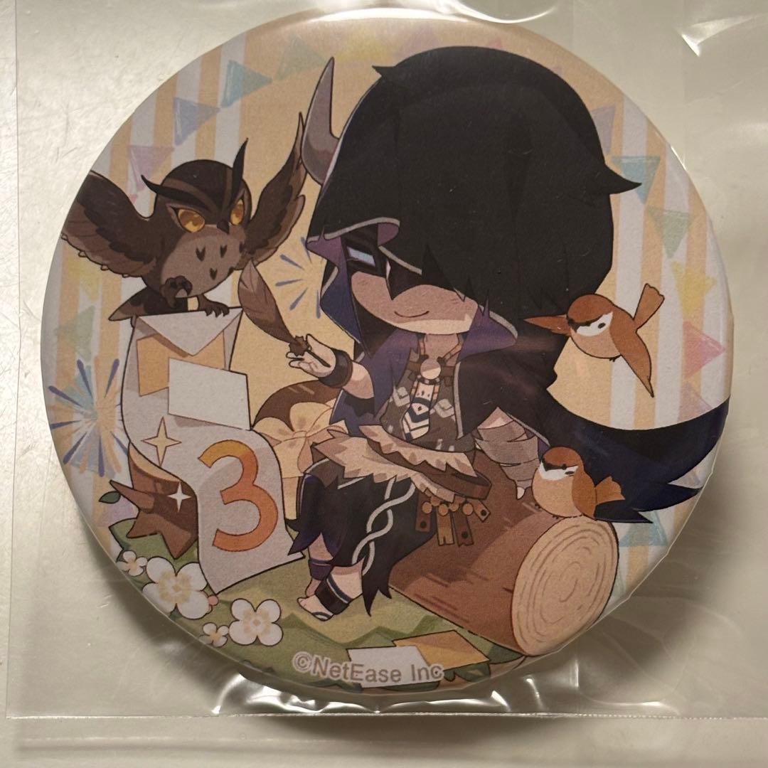 第五人格スイパラ3周年　占い師　イライ・クラーク　缶バッジ