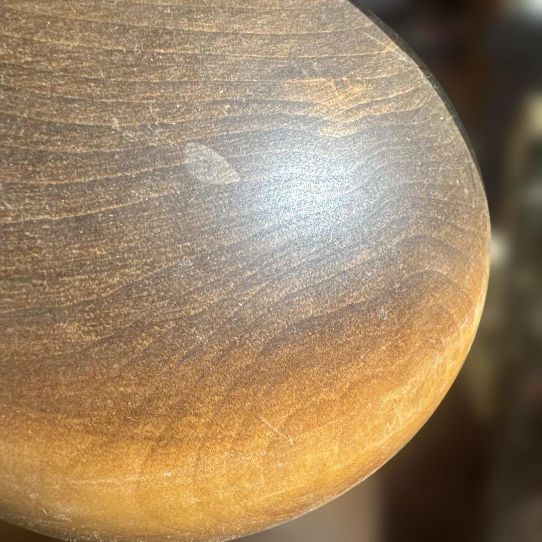 木製こけし 花模様 微笑み　渡辺正雄　彩秋