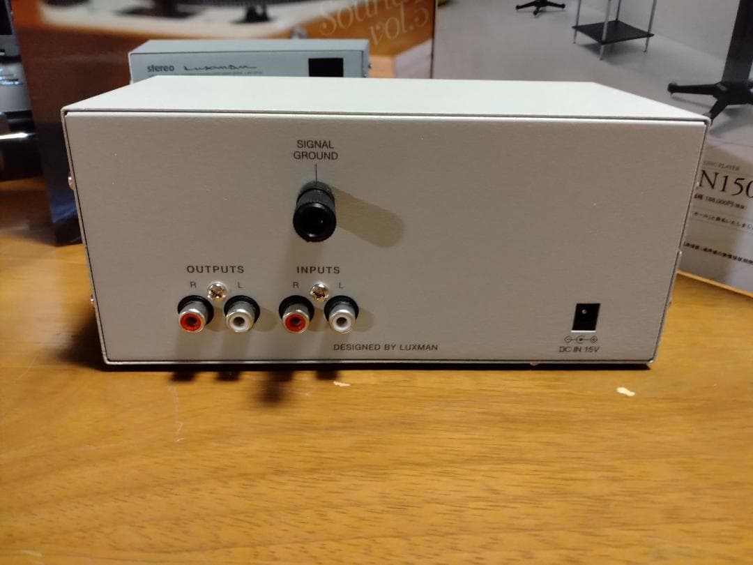 ウッドケース付/真空管フォノイコライザー/LXV-OT10/高品位オペアンプ