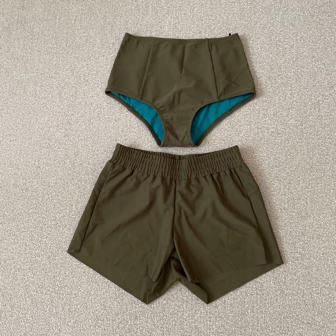 yori スイムウェア36 カーキ タグ付き新品 3点セット