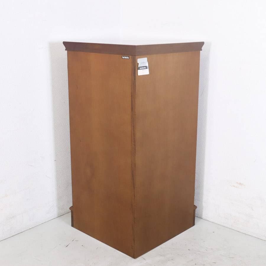 カリモク家具 コーナーキャビネット ガラス扉 棚板3枚付き 高級家具