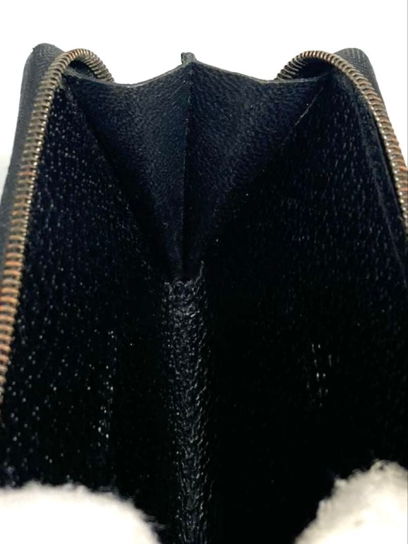 良品　GUCCI グッチ　GGキャンバス ケース　カードケース　ブラック