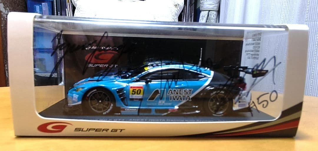 ANEST IWATA Racing RC F GT3 ミニカー サイン入り