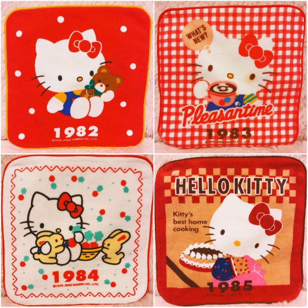希少レア　ハローキティ　プチタオル　コレクション　2002 平成レトロ　サンリオ