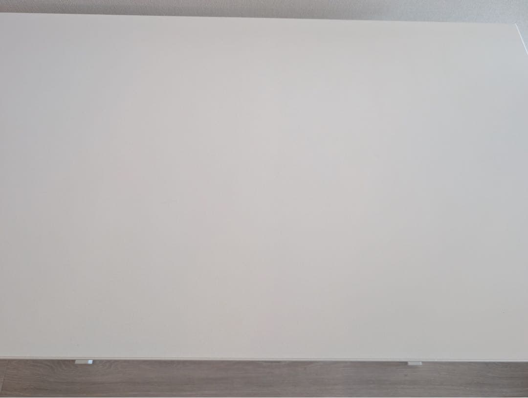 昇降デスク ホワイト 幅100cm 7段階高さ調整 電源タップホルダ&フック付き