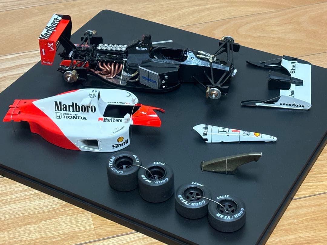 モデルファクトリーヒロ 1/20 マクラーレンホンダMP4/6 日本GP 完成品