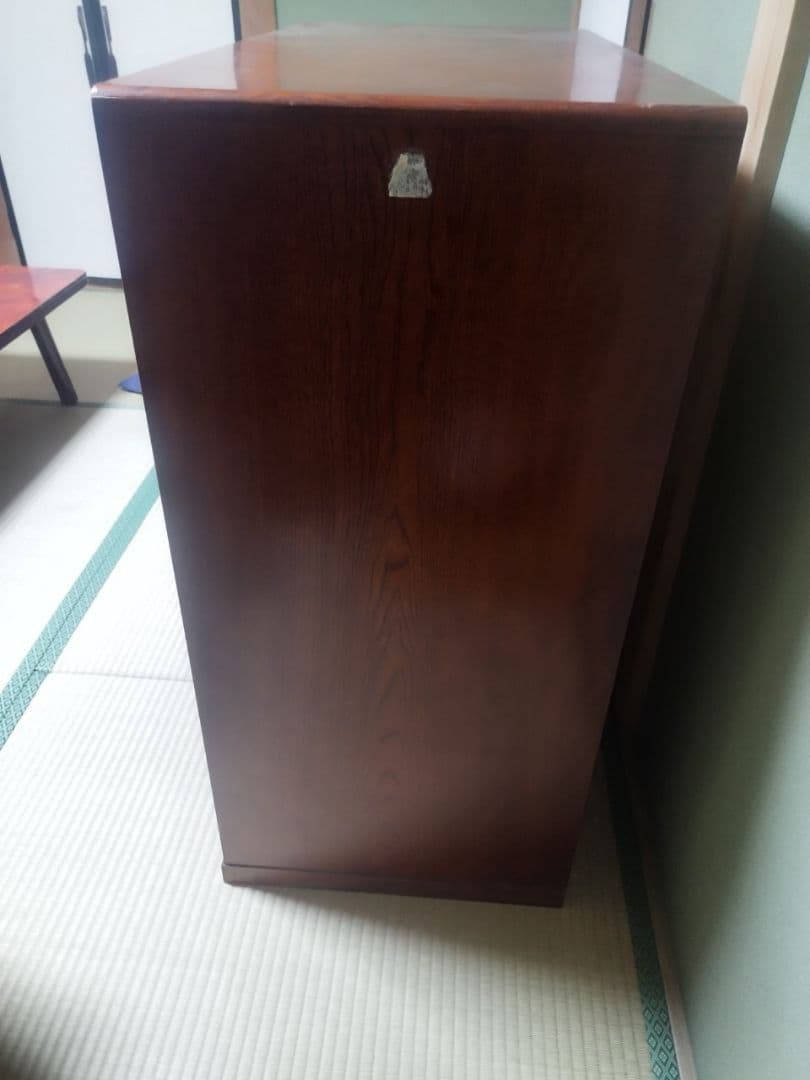 茶箪笥/昭和レトロ/ガラス扉付き/食器棚/棚/和風家具/キャビネット/チェスト