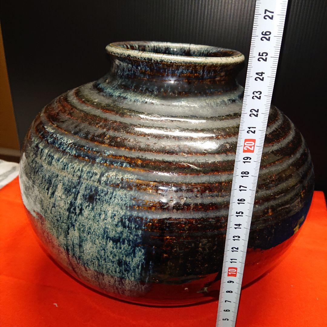 陶器壺、花瓶、小石原焼