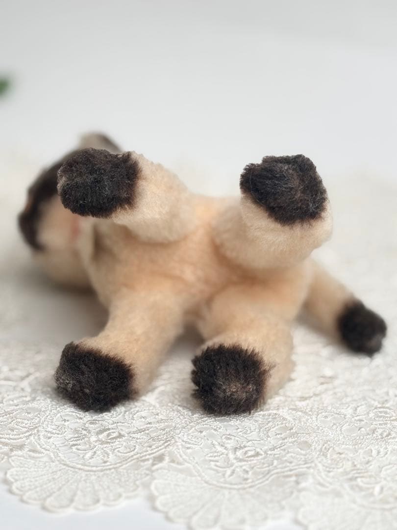 シュタイフ★Cat Aram★1971年製 ネコのアラム/ドラロン製のシャム猫