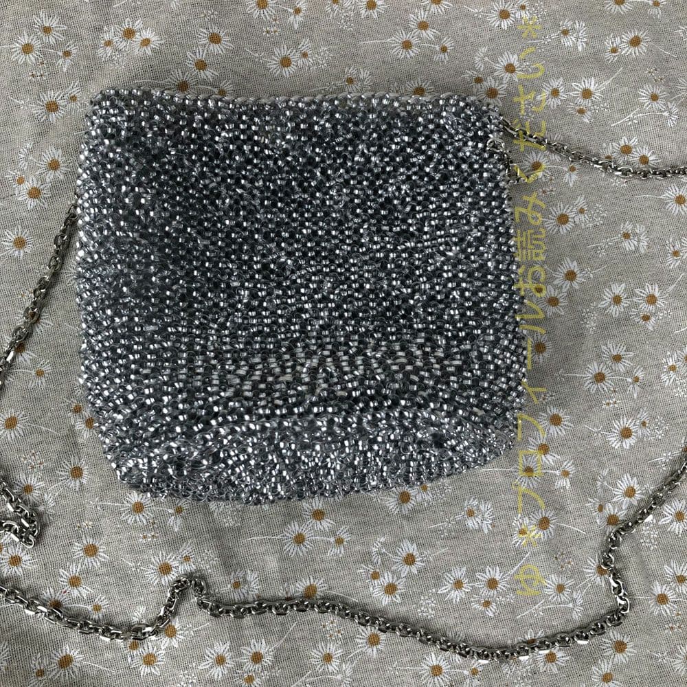 アンテプリマ バケットバッグ ショルダーバッグ シルバー