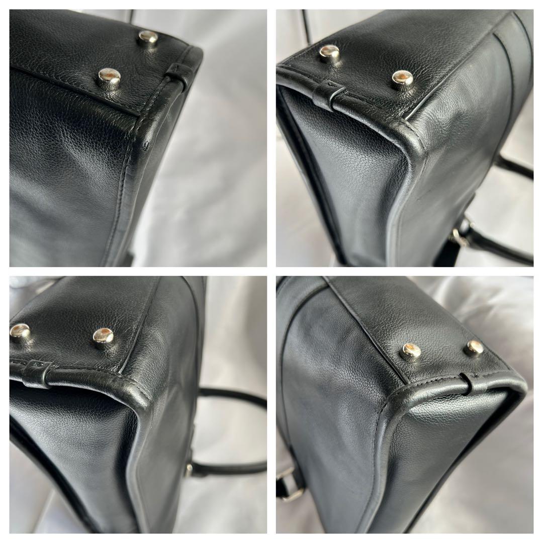 【美品】COACH コーチ ボンドビジネスバッグ 2way 黒 F72309