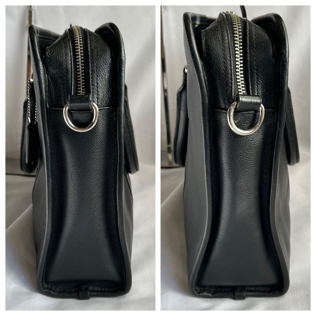 【美品】COACH コーチ ボンドビジネスバッグ 2way 黒 F72309