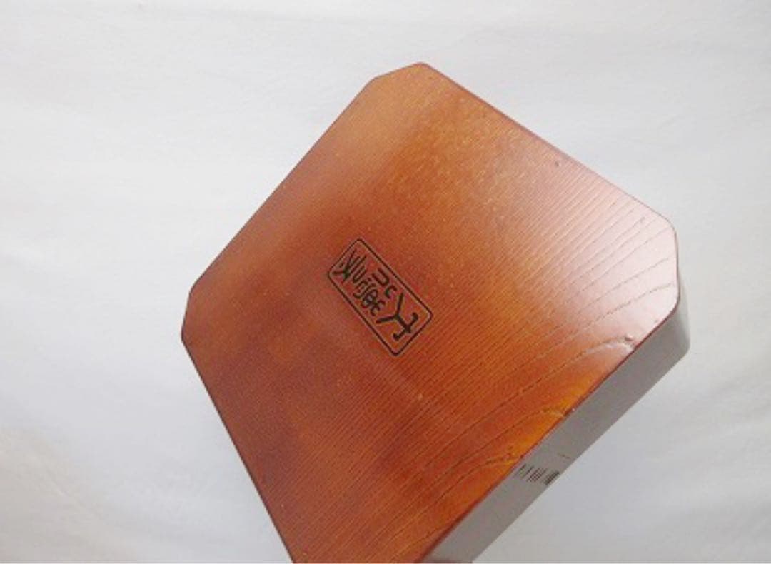 ほぼ未使用 懐石道具 天然木製 大徳寺 弁当 縁高重箱 五客揃 刻印有 紙箱