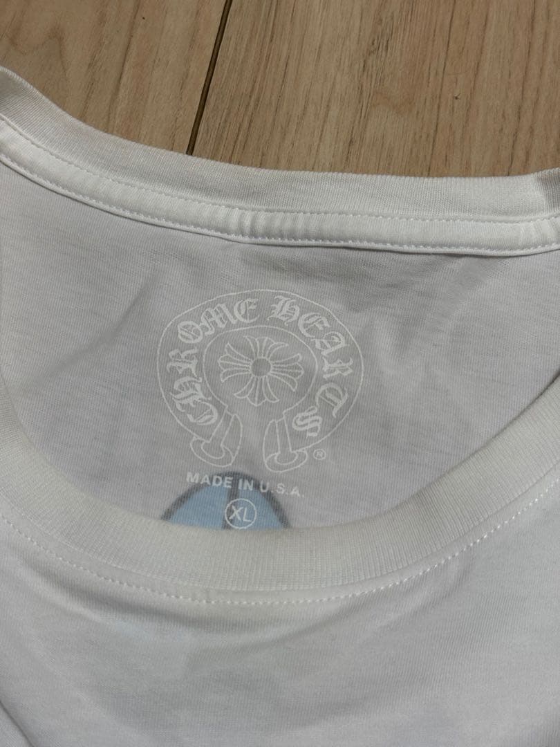 クロムハーツ ブルー セメタリークロス ポケットtシャツ XL