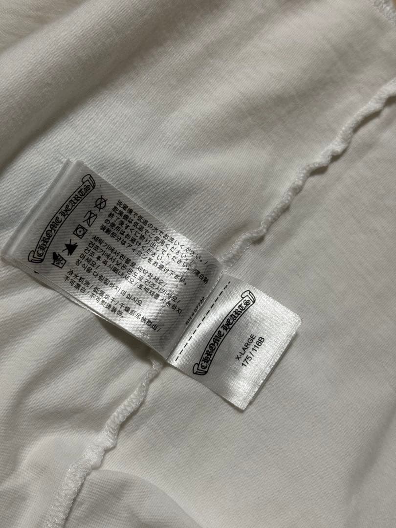 クロムハーツ ブルー セメタリークロス ポケットtシャツ XL