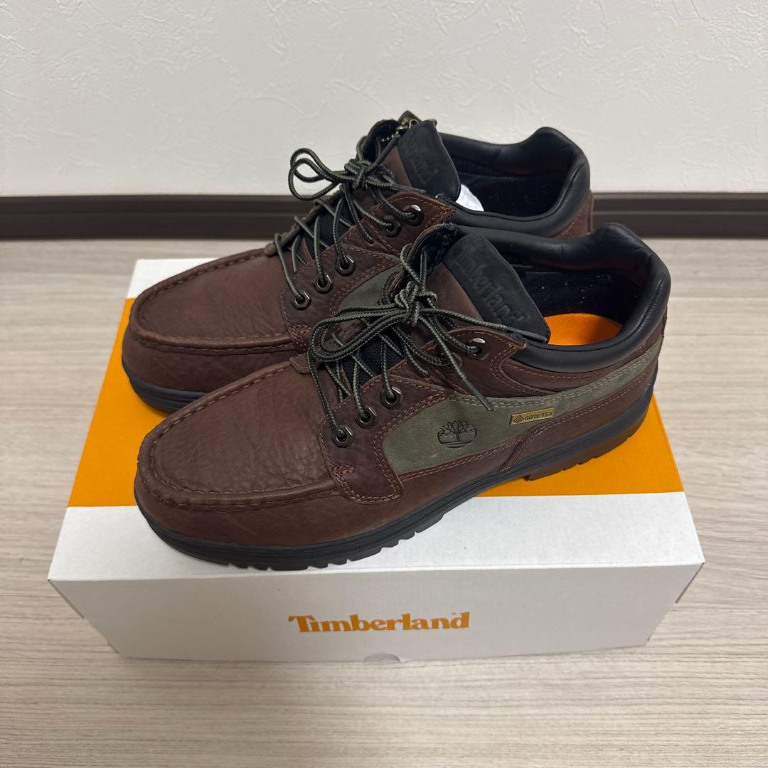 靴 the apartment timberland moc toe
