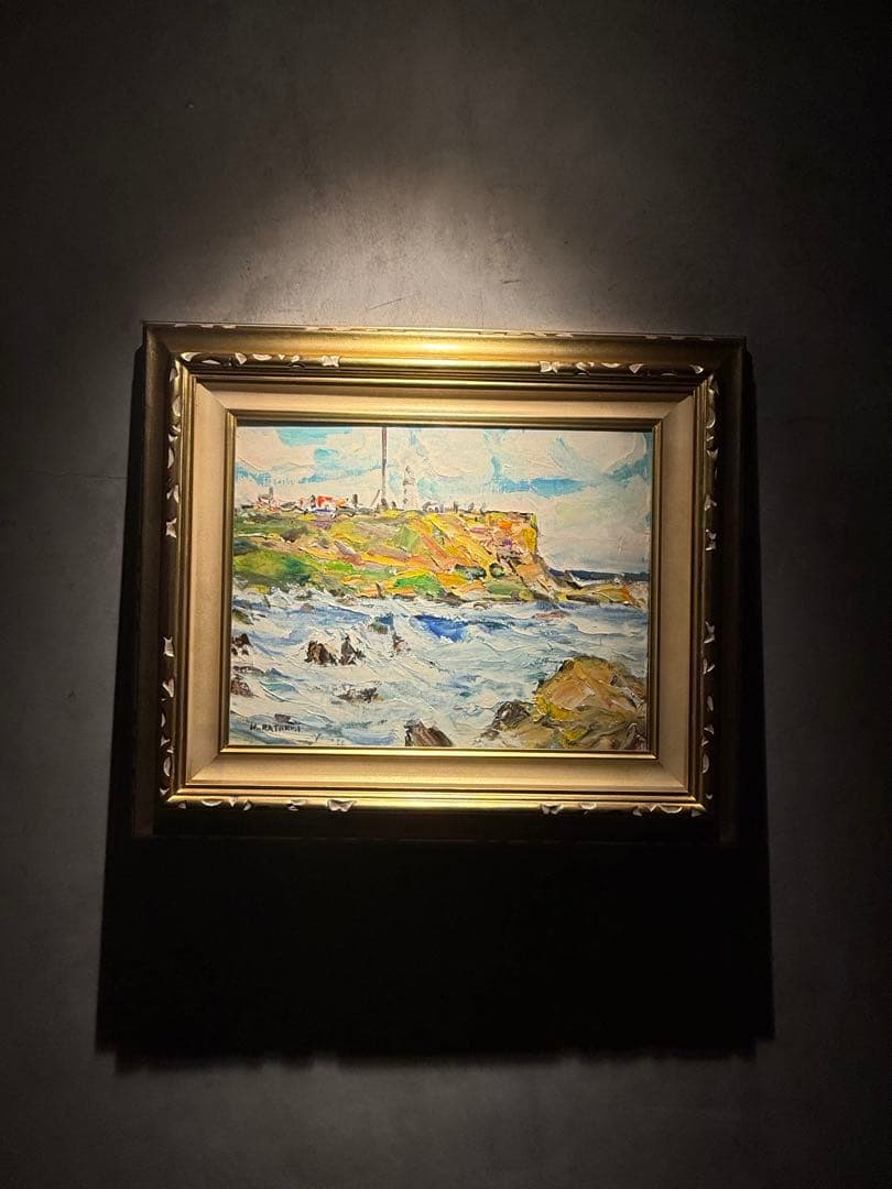 稲川庫太郎【犬吠崎灯台】1987年作