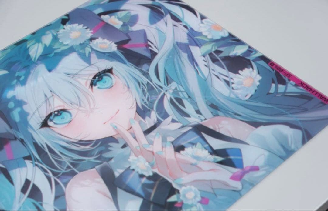 初音ミク ガラス マウスパッド sp-004 WALLHACK Sky-PAD
