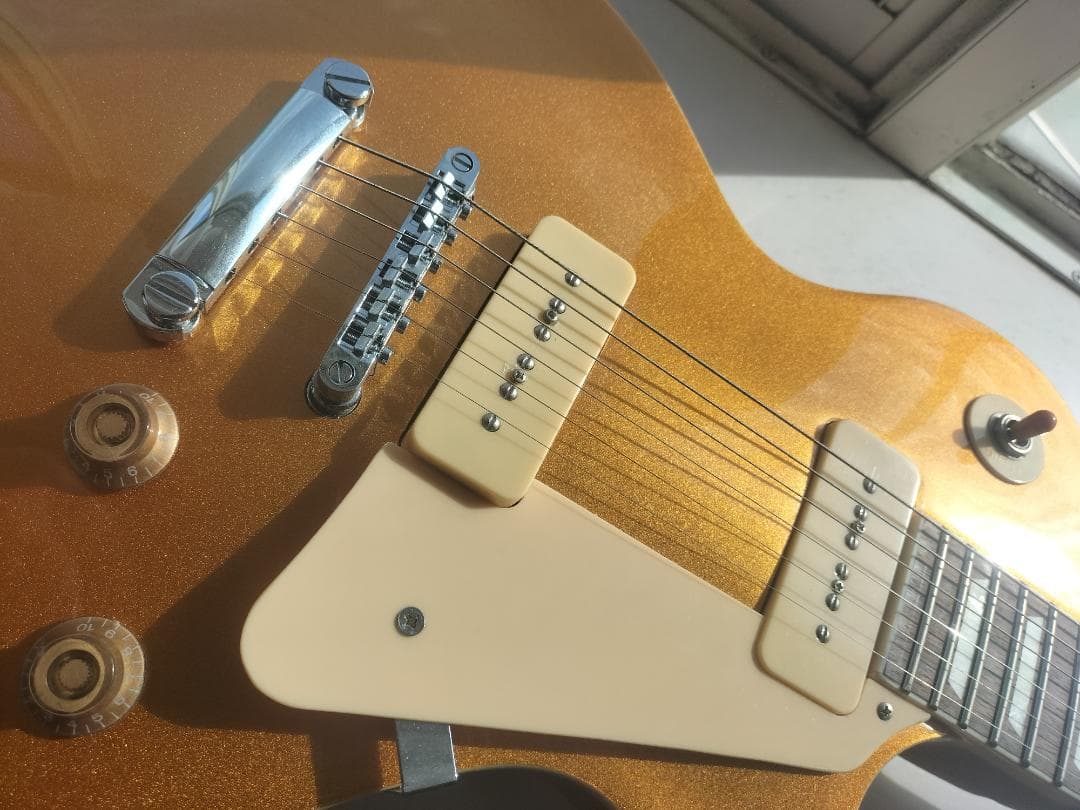 バッカス レス ポール ゴールドトップ p90