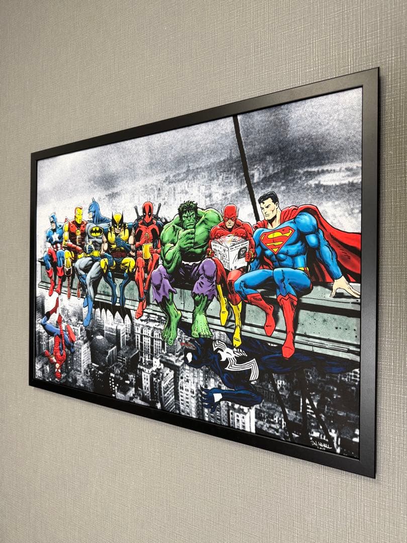 No.172フレーム付きキャンバスアート　アベンジャーズ　スパイダーマン